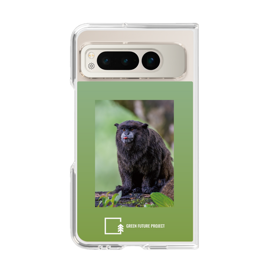 Clear Case［ Green Future Project - Black-mantled Tamarin ］