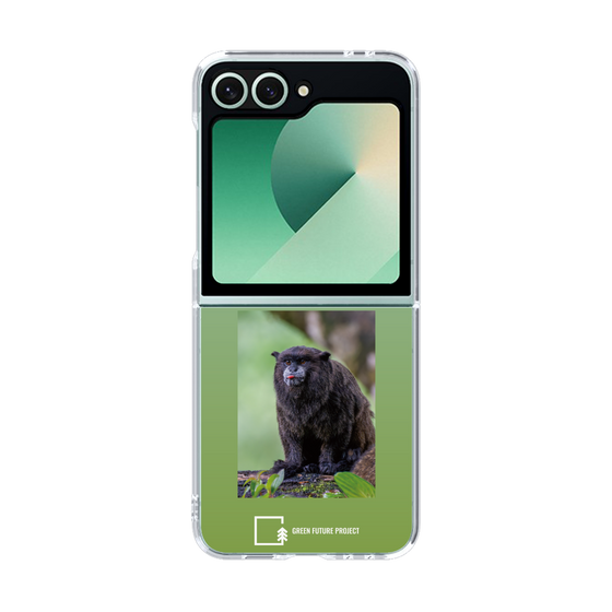 Clear Case［ Green Future Project - Black-mantled Tamarin ］