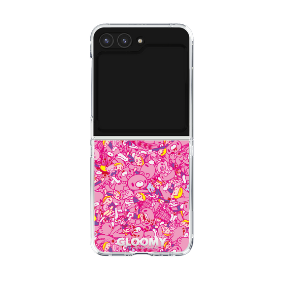 Clear Case［ Gloomy - Pattern - Pink ］