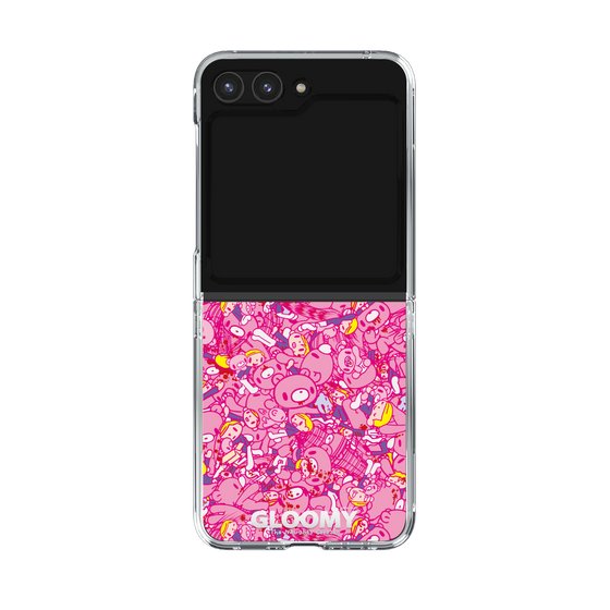 Clear Case［ Gloomy - Pattern - Pink ］