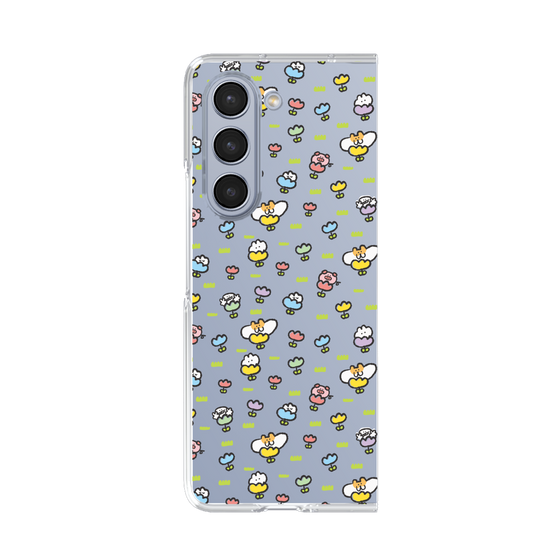 Clear Case［ Mokumoku-chan - Flower - All-over Pattern ］