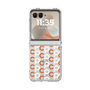 Clear Case［ Original - CASEPLAY Initial All-over Pattern - Orange ］