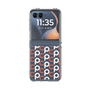 Clear Case［ Original - CASEPLAY Initial All-over Pattern - Orange ］