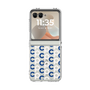 Clear Case［ Original - CASEPLAY Initial All-over Pattern - Navy ］
