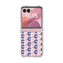Clear Case［ Original - CASEPLAY Initial All-over Pattern - Navy ］