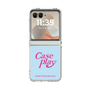 Clear Case［ Original - ENJOY YOUR OWN DAY - Light Blue ］