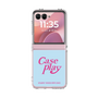 Clear Case［ Original - ENJOY YOUR OWN DAY - Light Blue ］