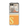 Clear Case［ Original - initial two tone - S orange ］