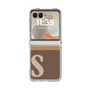 Clear Case［ Original - initial two tone - S brown ］