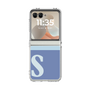 Clear Case［ Original - initial two tone - S blue ］