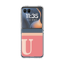 Clear Case［ Original - initial two tone - U pink ］