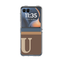 Clear Case［ Original - initial two tone - U brown ］