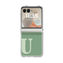 Clear Case［ Original - initial two tone - U green ］