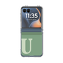 Clear Case［ Original - initial two tone - U green ］