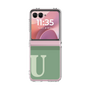 Clear Case［ Original - initial two tone - U green ］