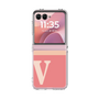 Clear Case［ Original - initial two tone - V pink ］
