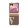 Clear Case［ Original - initial two tone - V brown ］