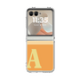 Clear Case［ Original - initial two tone - A orange ］