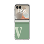 Clear Case［ Original - initial two tone - V green ］