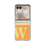 Clear Case［ Original - initial two tone - W orange ］