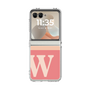 Clear Case［ Original - initial two tone - W pink ］