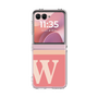 Clear Case［ Original - initial two tone - W pink ］