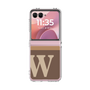 Clear Case［ Original - initial two tone - W brown ］