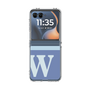 Clear Case［ Original - initial two tone - W blue ］