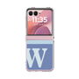 Clear Case［ Original - initial two tone - W blue ］