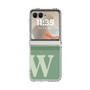 Clear Case［ Original - initial two tone - W green ］