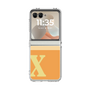 Clear Case［ Original - initial two tone - X orange ］