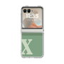 Clear Case［ Original - initial two tone - X green ］