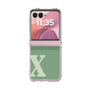 Clear Case［ Original - initial two tone - X green ］
