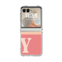 Clear Case［ Original - initial two tone - Y pink ］
