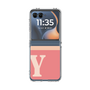 Clear Case［ Original - initial two tone - Y pink ］
