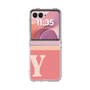 Clear Case［ Original - initial two tone - Y pink ］