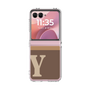 Clear Case［ Original - initial two tone - Y brown ］