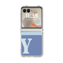 Clear Case［ Original - initial two tone - Y blue ］