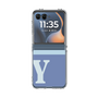 Clear Case［ Original - initial two tone - Y blue ］