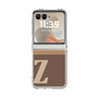 Clear Case［ Original - initial two tone - Z brown ］