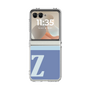 Clear Case［ Original - initial two tone - Z blue ］