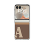 Clear Case［ Original - initial two tone - A brown ］