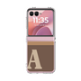 Clear Case［ Original - initial two tone - A brown ］