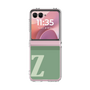 Clear Case［ Original - initial two tone - Z green ］