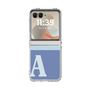 Clear Case［ Original - initial two tone - A blue ］