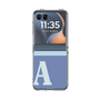 Clear Case［ Original - initial two tone - A blue ］