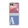 Clear Case［ Original - initial two tone - A blue ］