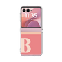Clear Case［ Original - initial two tone - B pink ］