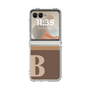 Clear Case［ Original - initial two tone - B brown ］