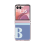 Clear Case［ Original - initial two tone - B blue ］